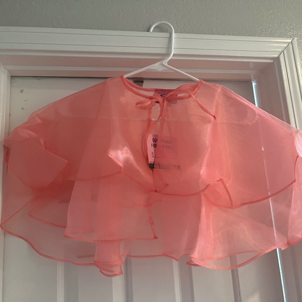 Vixen by Micheline Pitt Pink Capelet